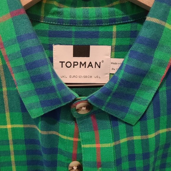 TopMan Long Sleeve Flannel - Picture 2 of 2